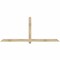 Ekena Millwork Eugene Rough Sawn Timber Gable Bracket, Douglas Fir, 96"W x 40"H x 4"D x 4"F, 10/12 Pitch GBW096X40X0404EUG00RDF - alternate 1